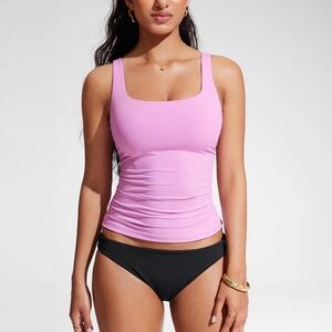 CRZ YOGA Pink Tankini Top